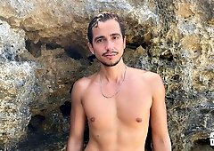 Beachside fucking session with Marco and Lucca