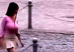 Tanya Song - Walking (Big Boobs)