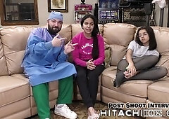 Humiliation scene with Alix Avery, Channy Crossfire, and Stefania Mafra in spread-eagle bondage