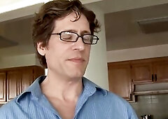 See this experienced breasty blond devour a hard penis with her throat in advance of riding it unfathomable in her oozing snatch, groaning in ecstasy 