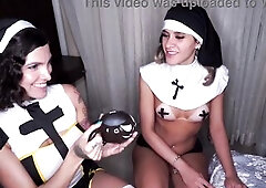 Halloween Perv Nuns squad : 4 perv nuns sex ritual & reverse team fuck (Anal, nuns, blasphemy, 1guy on 4 cuties, demon beauty, gapes, ATM,ATOGM) O