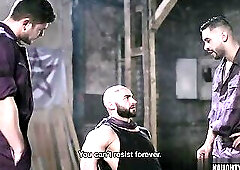 Muscle gay anal sex and facial