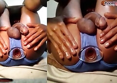 Blackie gaping booty doesn't need any lingerie - Dj Buttpussy