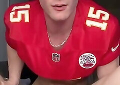 Troy fucks Alek while watching Super Bowl