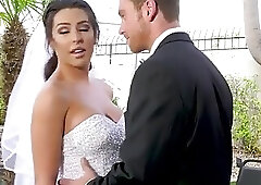 Beautiful She-male Get A Wedding Day Rod - Chanel Santini