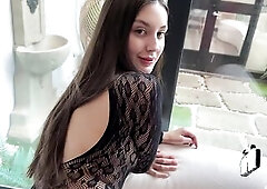 Step Sis Enticed Me And I Ripped Her Clothing To Coarse Bang Her But I Unintentionally Cum In Her Twat..