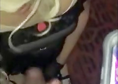 Sissy Breanne's first blowjob and BBC 2