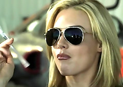 Fighter pilot obtains golden opportunity to fuck splendid girl