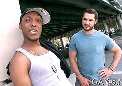 Joy of Homos: Interracial interracial fun with a mixed group of guys