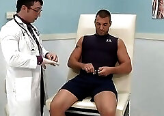 Gay physician takes his patients temperature orally
