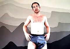 Gay roleplay, cock ring, verbal domination
