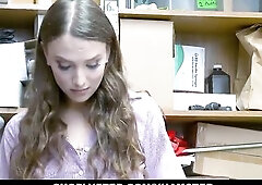 ShopLyfter - Security Bones Cute Thief In Backroom