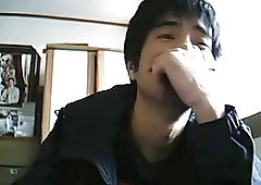 Asian Dude Jerking Off