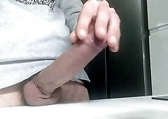 Huge Cock Unloads Cum