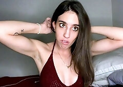 Brunette Solo Webcam Masturbation