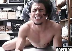 Shoplifting Boy Is Interrogated and Punished In The Backroom By The Loss Prevention Officer - Ty Mit