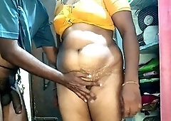 Desi village, maids, shower