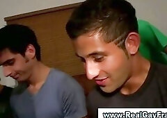 Straight college teen gets dildo up his ass