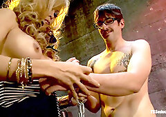 Johanna Badine, the mature cougar takes charge in a man's world