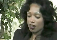 Mrs. Lawrence Interviews, then Fucks White Boy