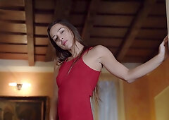 All Day Long Red Dress ) My Traveling