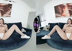 Mia flashes her pussy lips, and caressing her jummy clitoris u2013 tmwvrnet