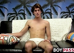 Solo twink casting, handjob twink casting, interviews solo