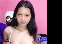 Passionate Indonesian student explores intense gaya gendong with eager partner