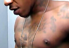 Sucked black dude sperms creepy whiteys face