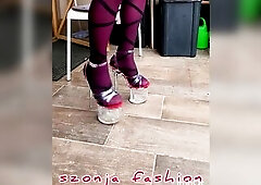 I'm a rod-loving travi floozy and I love dong-raisingly cute hotties's shoes and raiment!