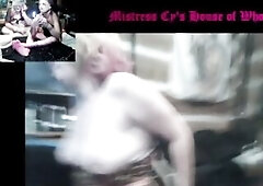 (Part 1/4) Hot Translesbians Kink Sex w/ Cis Female, Blow Job, S&M, Alt Vampire Sex, Sex Slaves Fastened & Whipped. Athena & Raven Take Gi