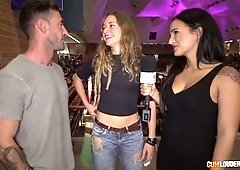 Sizzling seductress Claudia Bavel is eager for meaty hose of one stranger