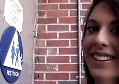 Lily Anderson Inhales Her First Big Black Dick Gloryhole