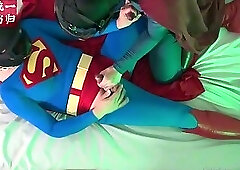 SupermanVSSuperman(fetishtpe)スーパーマンとピンククリプトナイト後