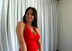 Great looking secretary got her reward