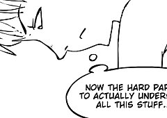 Futa comic shows two succubus with big dicks fucking hard