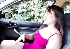 It was supposed to be just a ride, but that gutsy little white hotty kept staring at my knob.