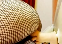 Hotel Room and My Huge Toy