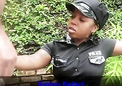 Police officer Anazinha is caught sucking a thick shlong in the street in broad daylight (FULL MOVIE ON RED/SHEER)