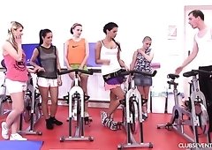 Slutty sporty Lucy P takes an initiative and lures the coach for hot fuck