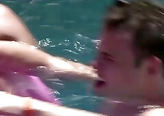 Watch twinks suck cock  in pool