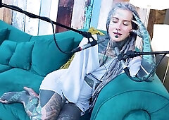 I talk about YOU - uncomfortable - ASMR podcast SFW talking rock slender hotty dreadlocks tattoo model inked angel