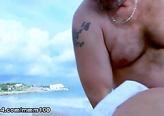 French babe Joyce Exess ass fucked on a public beach - MMM100