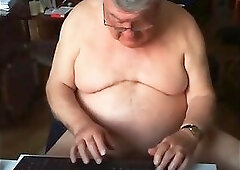 grandpa stroke on webcam