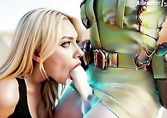 Gal ́s Fantasy: Desert Incident (Futanari version) [AI Generated]