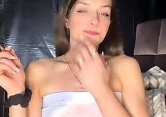 Teen Cute Italian Brunette Solo At