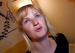 French blonde takes on multiple men in a hotel room with intense squirting