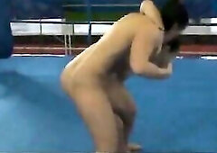 Bare Naked Wrestling Lesbians
