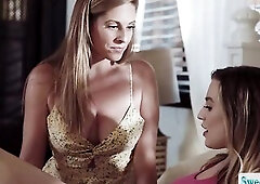 Watching my super sexy babysitter taking a nap makes me so slutty.I begin giving a kiss her passionately