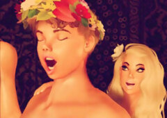 Shemale guy, futa on male 3d